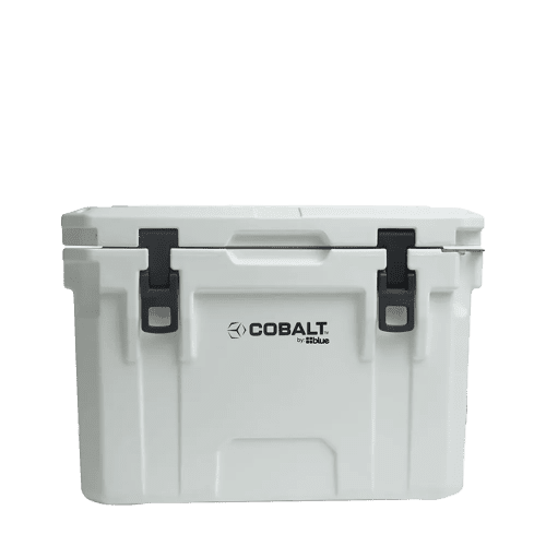 Blue Cooler 5 day 25 quart cooler in White #color_white