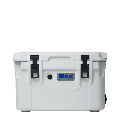 Blue Cooler 10 day 30 quart cooler in White #color_white