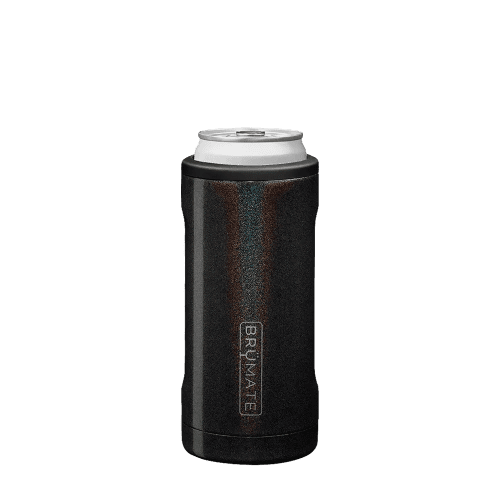 Customized Hopsulator Slim 12 oz Insulated Can Holder Can & Bottle Sleeves from Brumate #color_glitter-charcoal