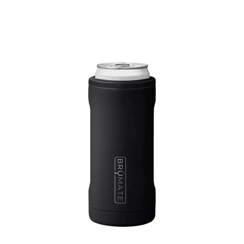 Customized Hopsulator Slim 12 oz Insulated Can Holder Can & Bottle Sleeves from Brumate #color_matte-black