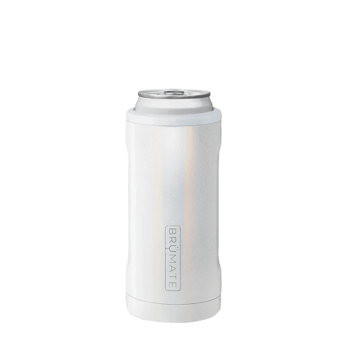 Customized Hopsulator Slim 12 oz Insulated Can Holder Can & Bottle Sleeves from Brumate #color_glitter-white