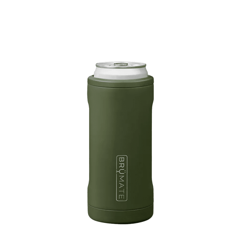 Customized Hopsulator Slim 12 oz Insulated Can Holder Can & Bottle Sleeves from Brumate #color_od-green