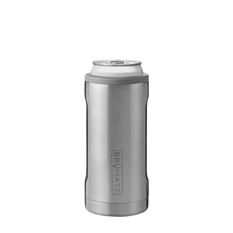 Customized Hopsulator Slim 12 oz Insulated Can Holder Can & Bottle Sleeves from Brumate #color_stainless-steel