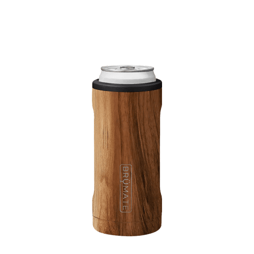 Customized Hopsulator Slim 12 oz Insulated Can Holder Can & Bottle Sleeves from Brumate #color_walnut