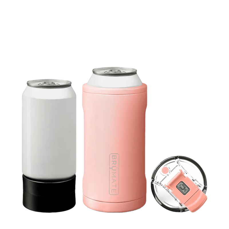 Customized Hopsulator TRiO 3-in-1 Insulated Can Holder Can & Bottle Sleeves from Brumate #color_guava