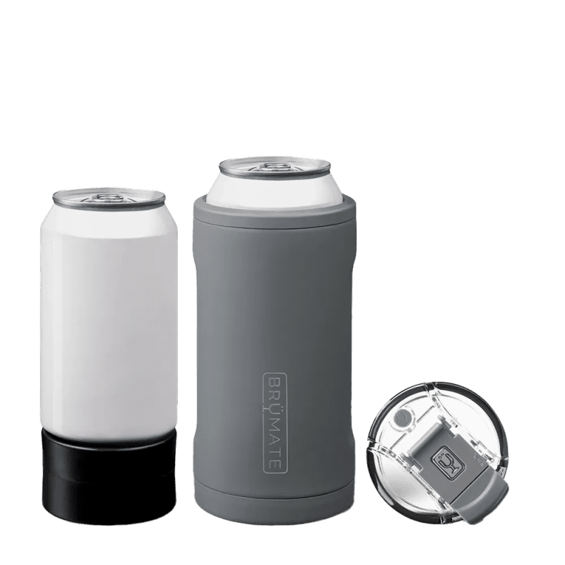 Customized Hopsulator TRiO 3-in-1 Insulated Can Holder Can & Bottle Sleeves from Brumate #color_matte-gray