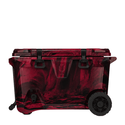 BruMate BruTank 55 qt. in black and red swirl #color_black-and-red-swirl