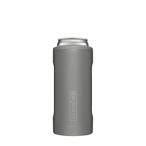 Customized Hopsulator Slim 12 oz Insulated Can Holder Can & Bottle Sleeves from Brumate #color_matte-gray