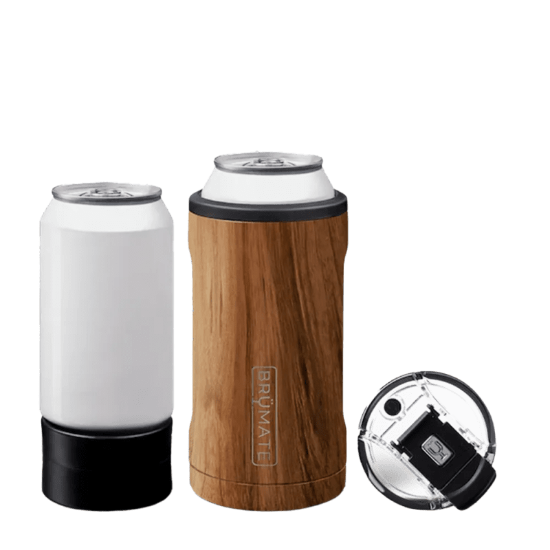 Customized Hopsulator TRiO 3-in-1 Insulated Can Holder Can & Bottle Sleeves from Brumate #color_walnut