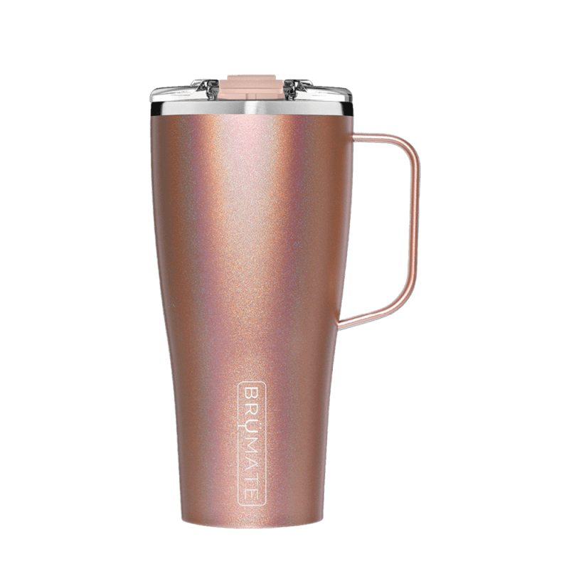 Brumate TOddy XL Travel Mug 32 oz GlitterRoseGold Back