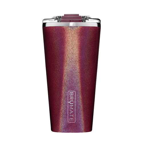 Customized Imperial Pint 20 oz Tumblers from Brumate #color_glitter-merlot