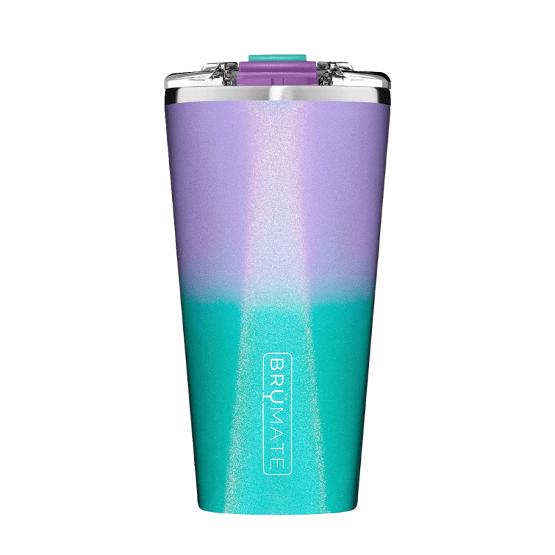 Customized Imperial Pint 20 oz Tumblers from Brumate #color_glitter-mermaid