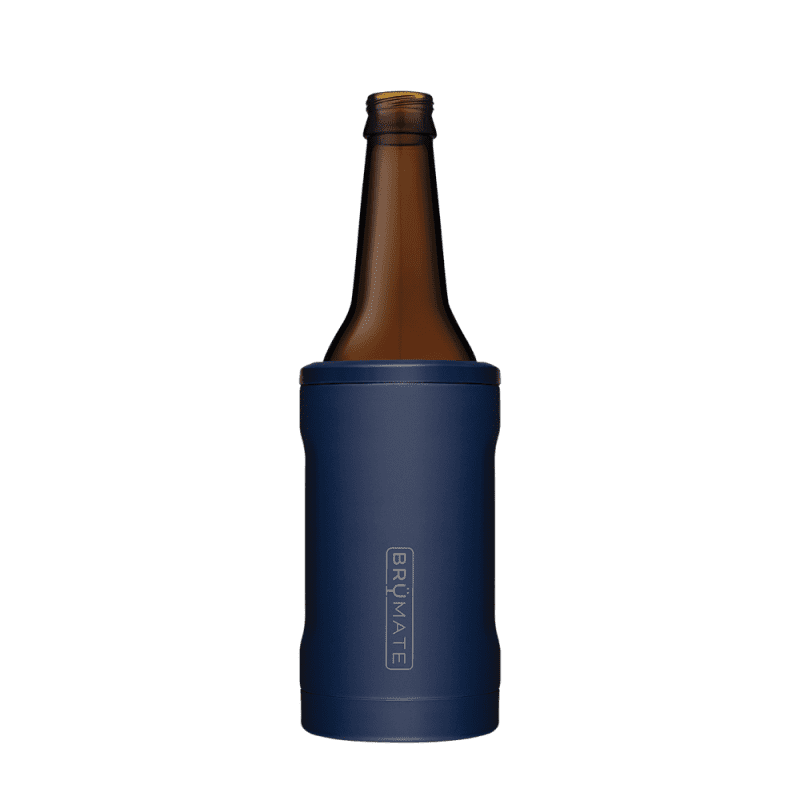 Customized BOTT'L Insulated Bottle Holder Can & Bottle Sleeves from Brumate #color_matte-navy