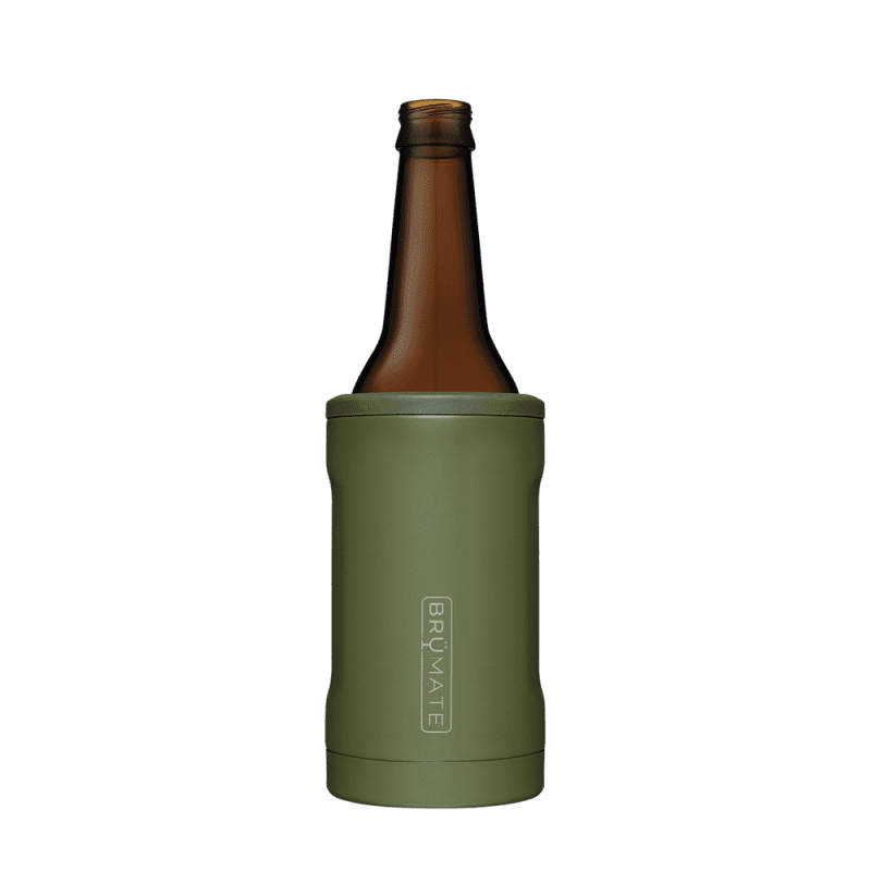 Customized BOTT'L Insulated Bottle Holder Can & Bottle Sleeves from Brumate #color_od-green