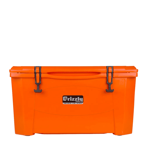 Customized Grizzly Cooler 60 qt Coolers from Grizzly #color_orange