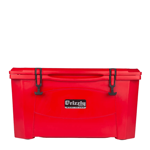 Customized Grizzly Cooler 60 qt Coolers from Grizzly #color_red