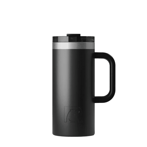 RTIC 16 oz Road Trip Travel Mug #color_black