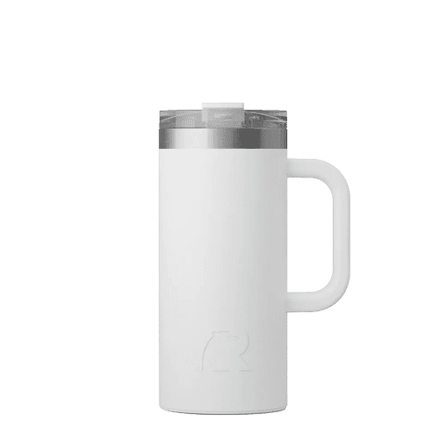 RTIC 16 oz Road Trip Travel Mug #color_white