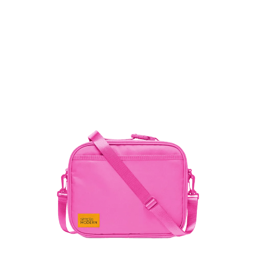 Simple Modern Hadley Lunch Bag with Shoulder Strap #color_raspberry-vibes