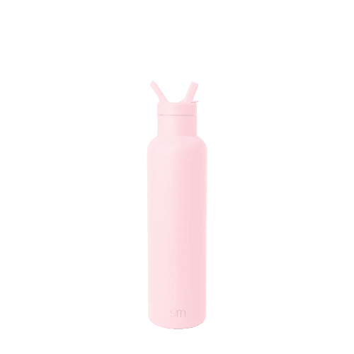 Simple Modern 24 oz Ascent Water Bottle with Straw Lid #color_blush