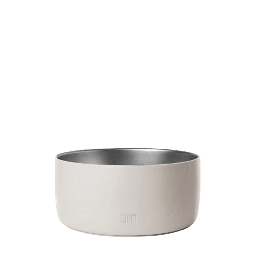 Simple Modern 4 Cup Bentley Pet Bowl #color_almond-birch