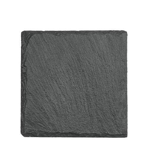 4 by 4 inch square slate coaster