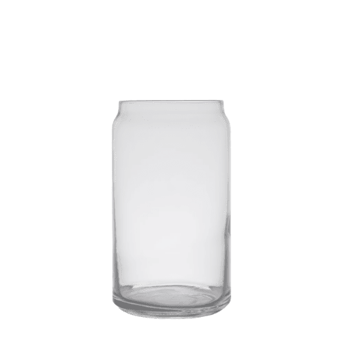 Custom Branding 16oz Can shaped Glass Drinkware