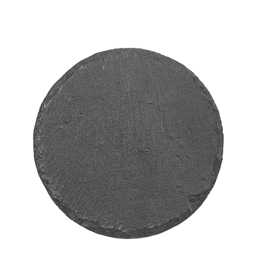 4 inch round slate coaster