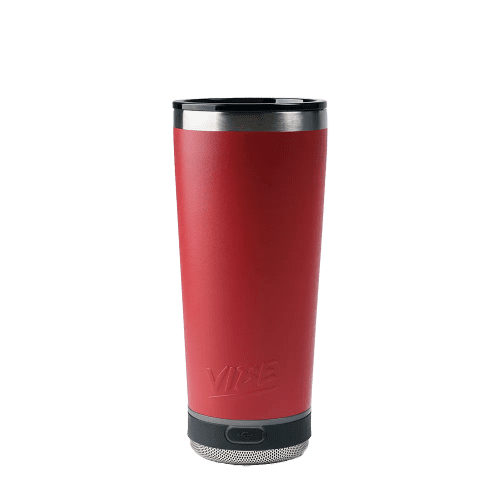 Vibe 18 oz Tumbler with Solo Speaker #color_red