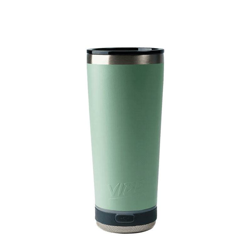 Vibe 18 oz Tumbler with Solo Speaker #color_seafoam